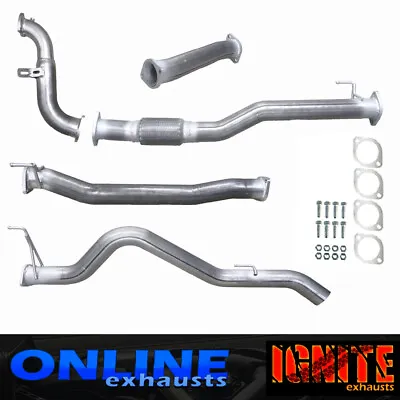 Holden Rg 2.8l Colorado Td 2012< 3 Inch Full Sports Exhaust No Cat/pipe Silver • $485